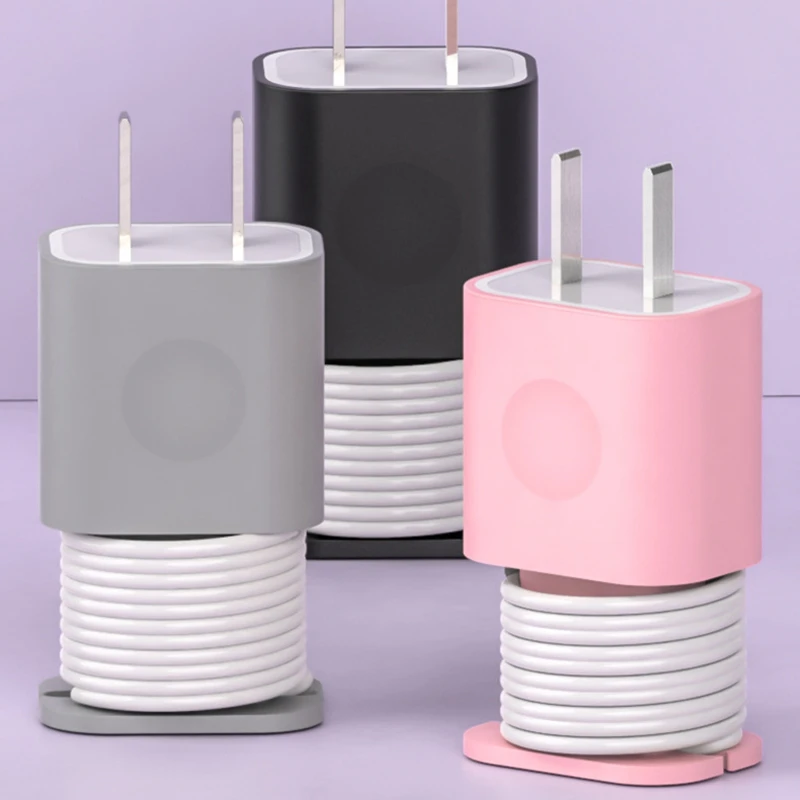 Silicone Solid Color Soft Charger Adapter Protector Cover Cable Sleeve Storage Case for iPhone 18W 20W Quick Charger Adapter
Silicone Solid Color Soft Charger Adapter Protector Cover Cable Sleeve Storage Case for iPhone 18W 20W Quick Charger Adapter