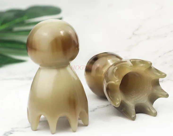 Natural Cow Horn Acupoint Pulling Muscle Stick Octopus Meridian Comb Thickening Head Massage Claw
Natural Cow Horn Acupoint Pulling Muscle Stick Octopus Meridian Comb Thickening Head Massage Claw