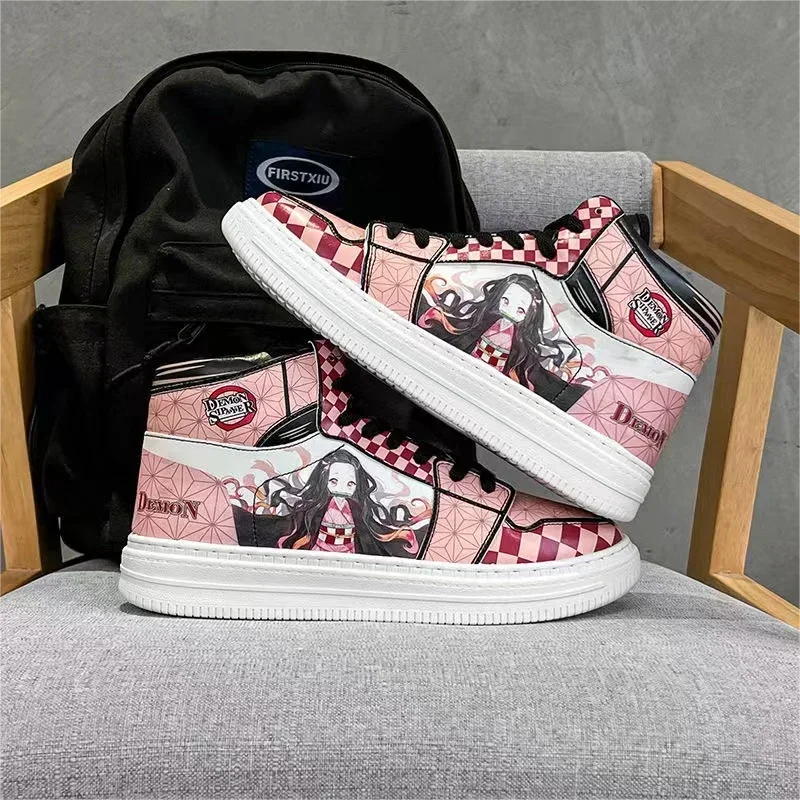 New Demon Slayer Children's Shoes Children's High-Top Board Shoe Autumn Winter Cartoon Graffiti Boy Student Sneakers Casual Shoe
New Demon Slayer Children's Shoes Children's High-Top Board Shoe Autumn Winter Cartoon Graffiti Boy Student Sneakers Casual Shoe