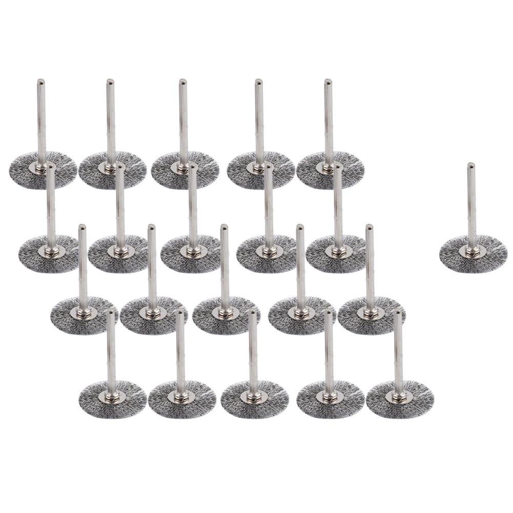 20pcs Drill Brush Wire Wheel Brush 3.175*25mm Metal Polishing Wood Carving Brush For Electrical Grinder Rotary Tools Accessorie
20pcs Drill Brush Wire Wheel Brush 3.175*25mm Metal Polishing Wood Carving Brush For Electrical Grinder Rotary Tools Accessorie