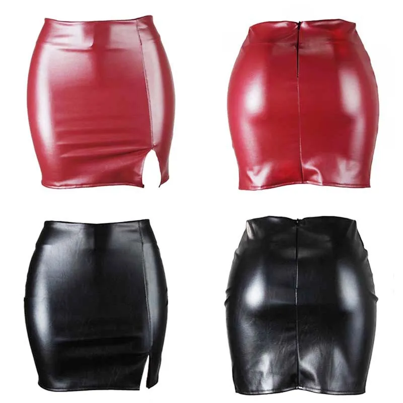 Spliced New Slim Straight Faux Leather Skirts Women Spring New Package Hip Long PU Chic Split Designed Fashion Solid T444
Spliced New Slim Straight Faux Leather Skirts Women Spring New Package Hip Long PU Chic Split Designed Fashion Solid T444