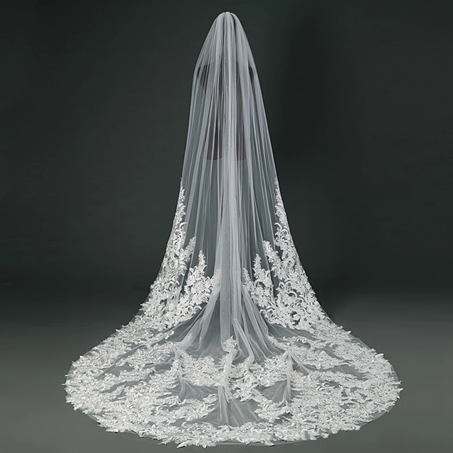 New Arrival Cathedral Wedding veils Bride wedding accessories Boda velo de novia Bridal veils accessoires mariage
New Arrival Cathedral Wedding veils Bride wedding accessories Boda velo de novia Bridal veils accessoires mariage