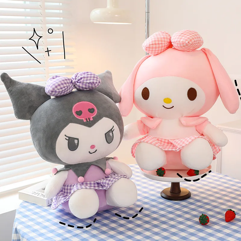 Sanrio My Melody Kuromi мультяшная плюшевая игрушка подушка для сна кавайные девочки мягкие плюшевые куклы украшение для дома аниме куклы подарок для детей
Sanrio My Melody Kuromi мультяшная плюшевая игрушка подушка для сна кавайные девочки мягкие плюшевые куклы украшение для дома аниме куклы подарок для детей