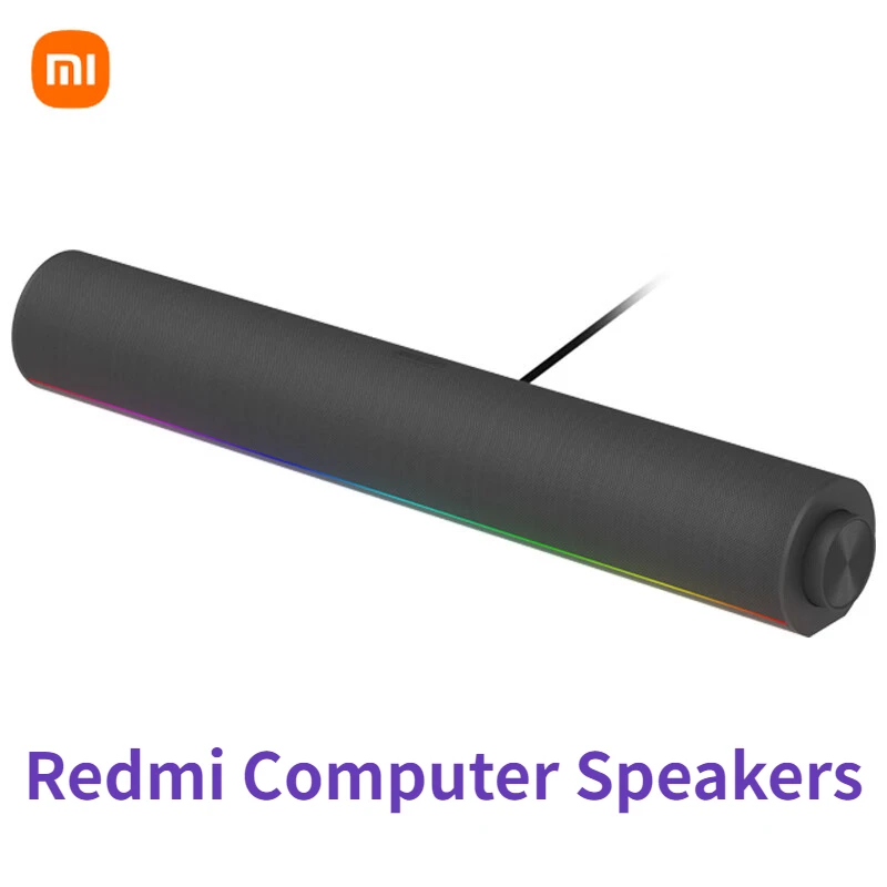 Xiaomi Redmi Computer Speakers Stereo Four-Unit RGB Ambient Lighting Multi-Scene Sound Effects Compatible with Bluetooth 5.0
Xiaomi Redmi Computer Speakers Stereo Four-Unit RGB Ambient Lighting Multi-Scene Sound Effects Compatible with Bluetooth 5.0