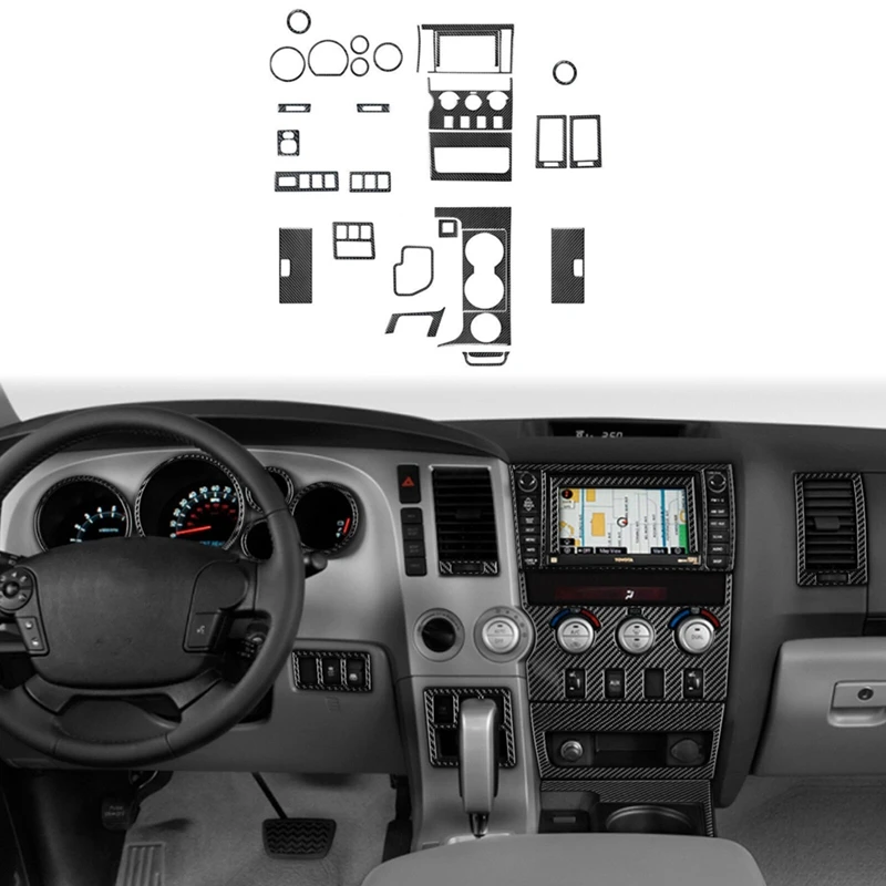 Для Toyota 2007-2013, мягкая центральная консоль из углеродного волокна, полный комплект, комплект для интерьера, наклейка, отделка, запасные части, 29 шт.
Для Toyota 2007-2013, мягкая центральная консоль из углеродного волокна, полный комплект, комплект для интерьера, наклейка, отделка, запасные части, 29 шт.