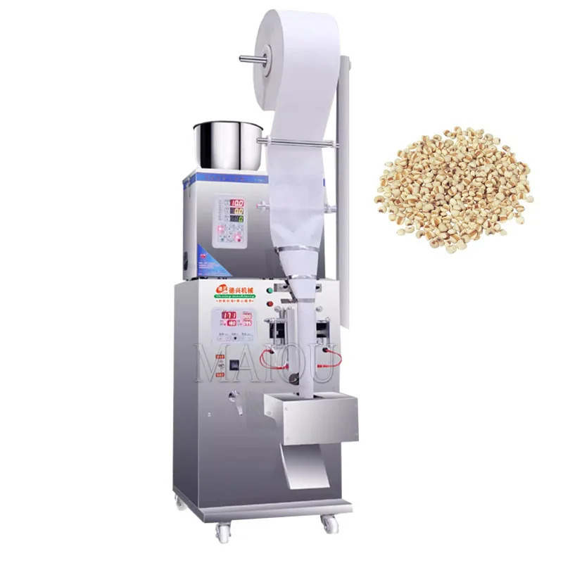 Commercial Fully Automatic Particle Powder Packaging Machine Three Side Sealing Weighing Filling Machine
Commercial Fully Automatic Particle Powder Packaging Machine Three Side Sealing Weighing Filling Machine