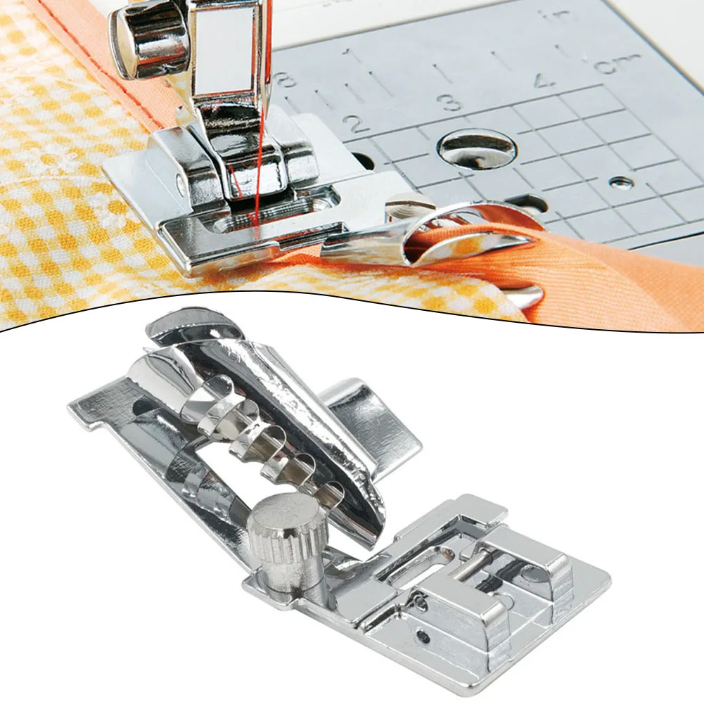 1PC Hemming Presser Foot Metal Binding Foot Multi-Function Sewing Machine Accessories Shell Hemmer Presser Foot Hemmer Foot
1PC Hemming Presser Foot Metal Binding Foot Multi-Function Sewing Machine Accessories Shell Hemmer Presser Foot Hemmer Foot