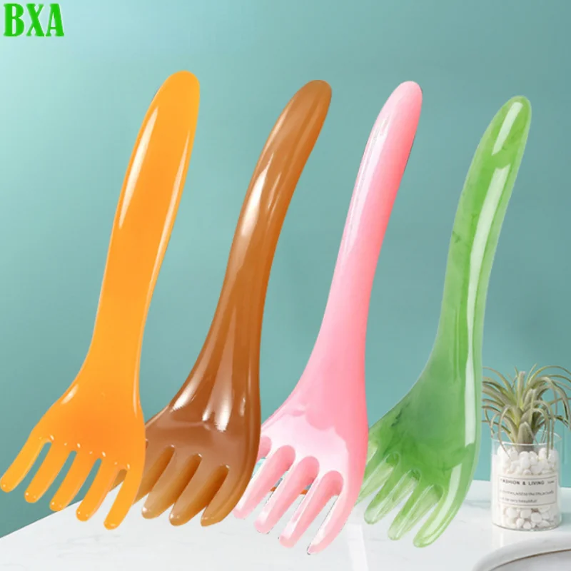 

BXA Five Claws Head Massager Scalp Gua Sha for Body Neck Leg Massage Head Scraping Stick Massage Scraping Claw Massage Visage