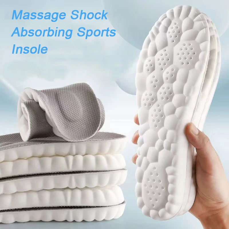 4D Sports Insoles Ultra-soft High-elasticity Pads Anti-pain Antibacterial Deodorant Pad Casual Cushion Arch Support Foot Insoles
4D Sports Insoles Ultra-soft High-elasticity Pads Anti-pain Antibacterial Deodorant Pad Casual Cushion Arch Support Foot Insoles