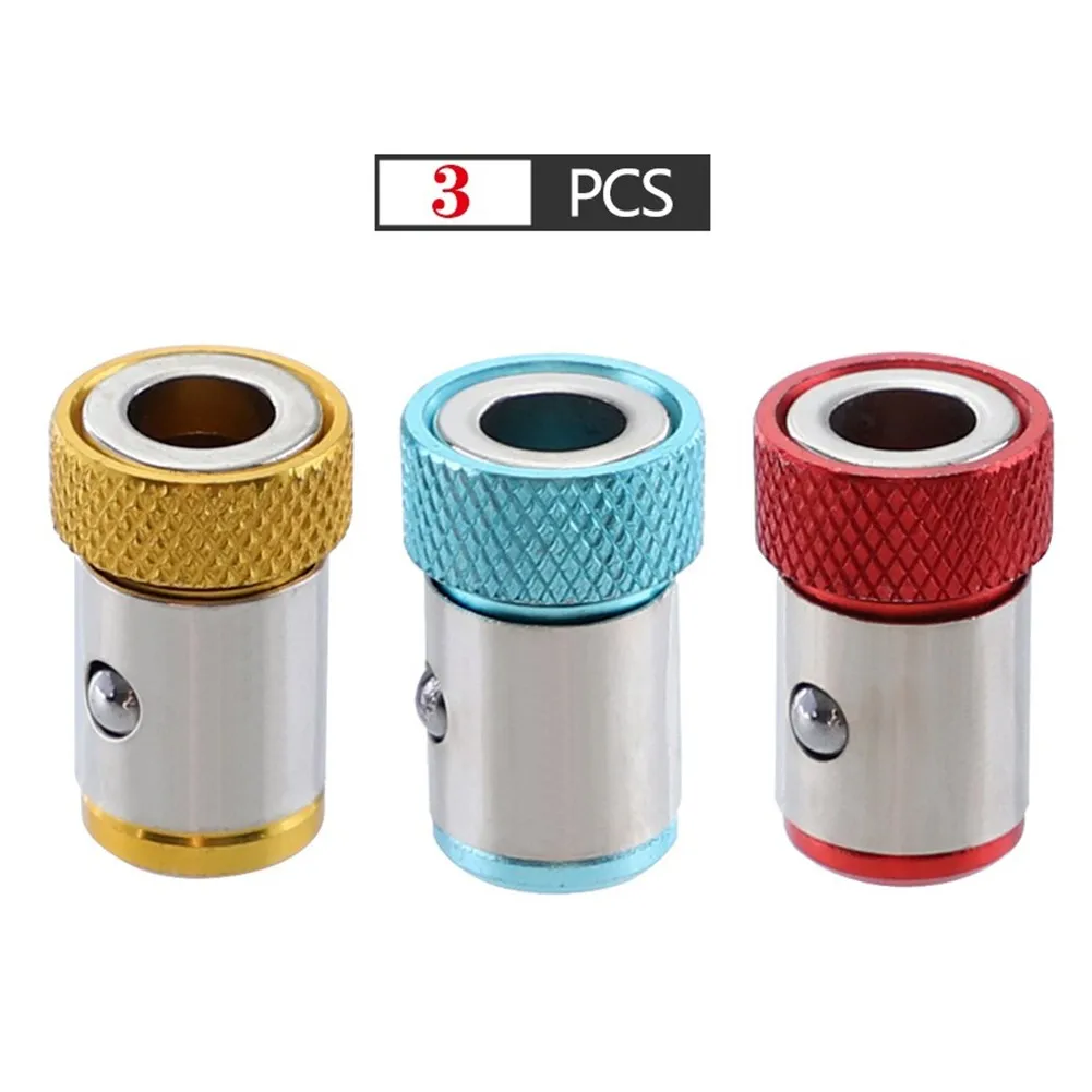 3pc Universal Magnetic Bit Holder Alloy Electric Magnetic Ring Screwdriver Bit Head Anti-Corrosion Strong Magnetizer Drill Head
3pc Universal Magnetic Bit Holder Alloy Electric Magnetic Ring Screwdriver Bit Head Anti-Corrosion Strong Magnetizer Drill Head