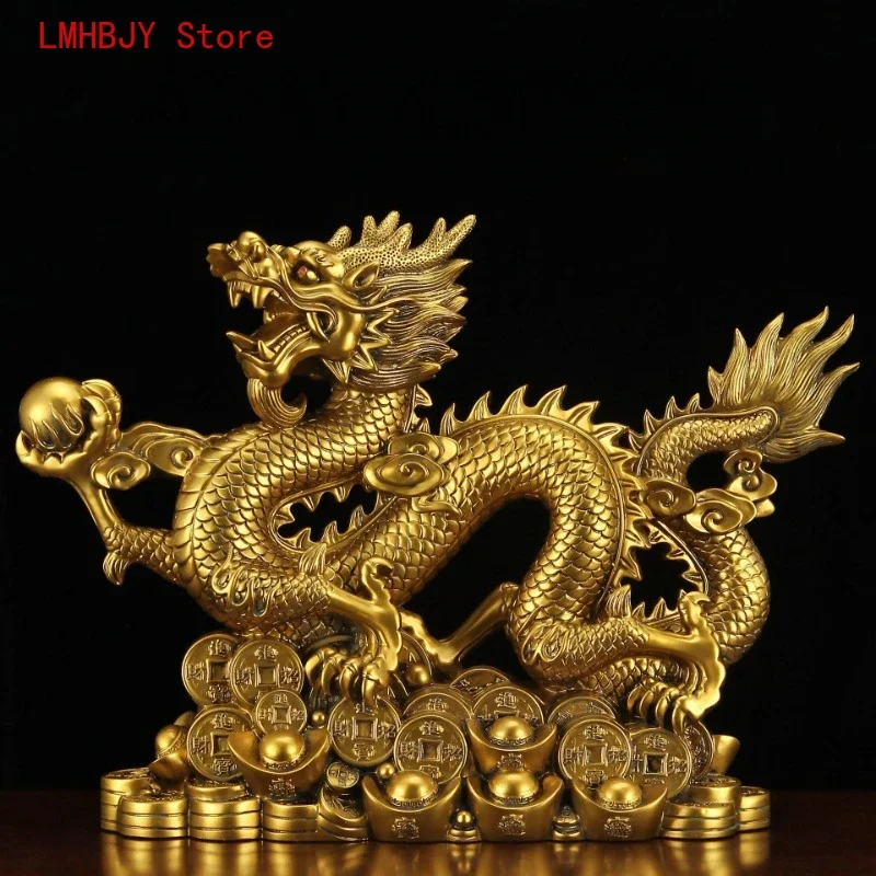 LMHBJY Creative Dragon Living Room Decorative Ornaments Twelve Zodiac Dragon Gilded Bronze Resin Office Crafts Gifts
LMHBJY Creative Dragon Living Room Decorative Ornaments Twelve Zodiac Dragon Gilded Bronze Resin Office Crafts Gifts