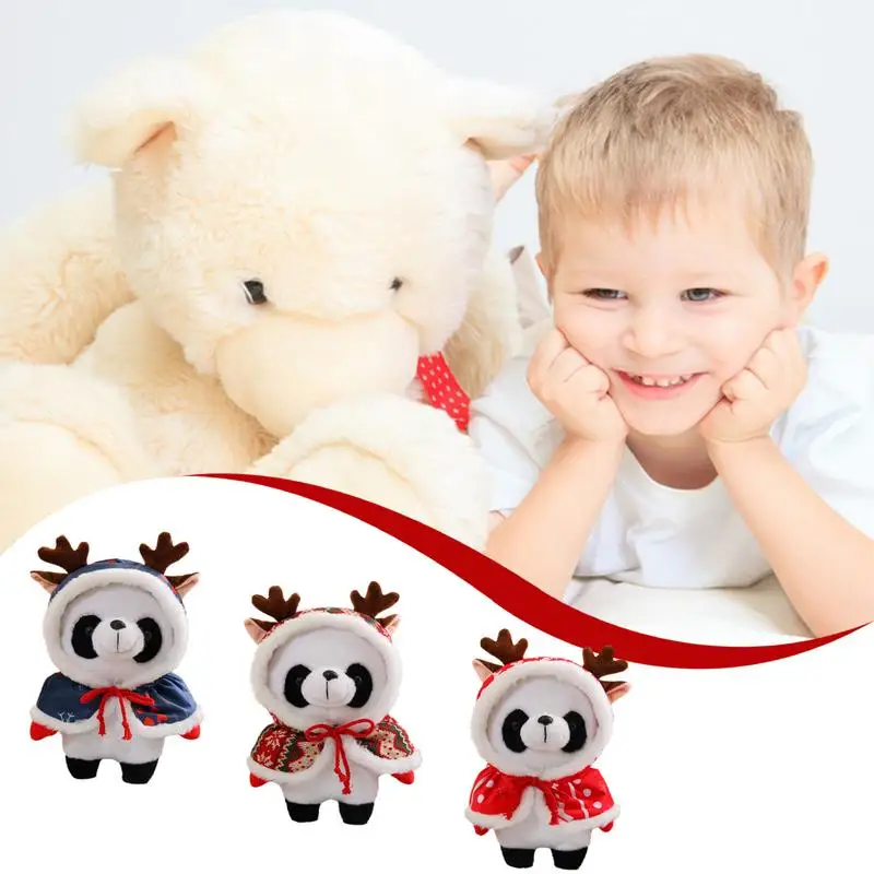 Christmas Panda 13inch With Antler Cloak Kawaii Christmas Bears Doll Plush Toy Birthday Gift For Friend Kids Bed Room LivingRoom
Christmas Panda 13inch With Antler Cloak Kawaii Christmas Bears Doll Plush Toy Birthday Gift For Friend Kids Bed Room LivingRoom