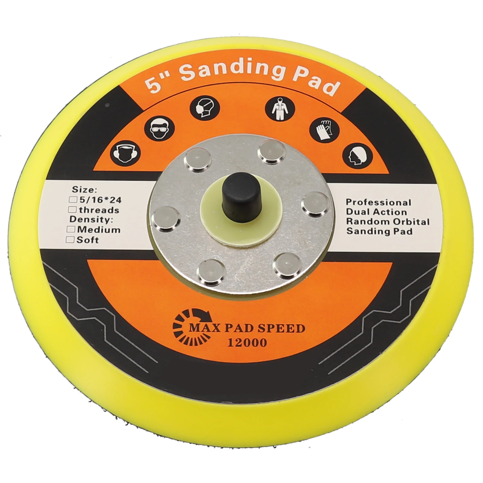 1pc PU 5 Inch 125mm Round Sanding Pad Thread 8mm DA Polish Backing Plate Hook And Loop Abrasive Tools Power Tool Accessories
1pc PU 5 Inch 125mm Round Sanding Pad Thread 8mm DA Polish Backing Plate Hook And Loop Abrasive Tools Power Tool Accessories