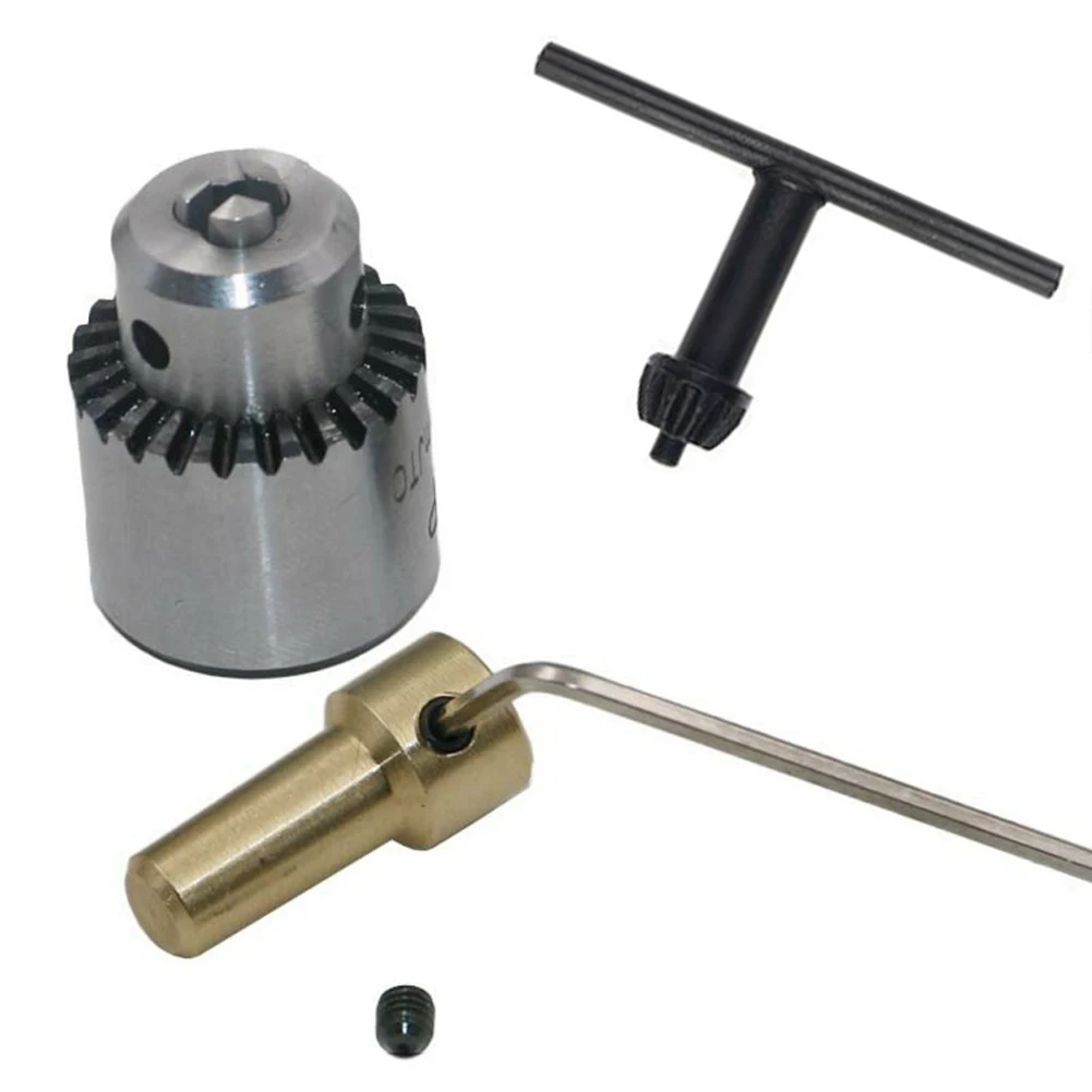 JT0 Micro Motor Drill Chuck Clamping Range 0.3-4mm Electric Motor Shaft Connector3.17mm Brass Mini Electric Motor Shaft
JT0 Micro Motor Drill Chuck Clamping Range 0.3-4mm Electric Motor Shaft Connector3.17mm Brass Mini Electric Motor Shaft