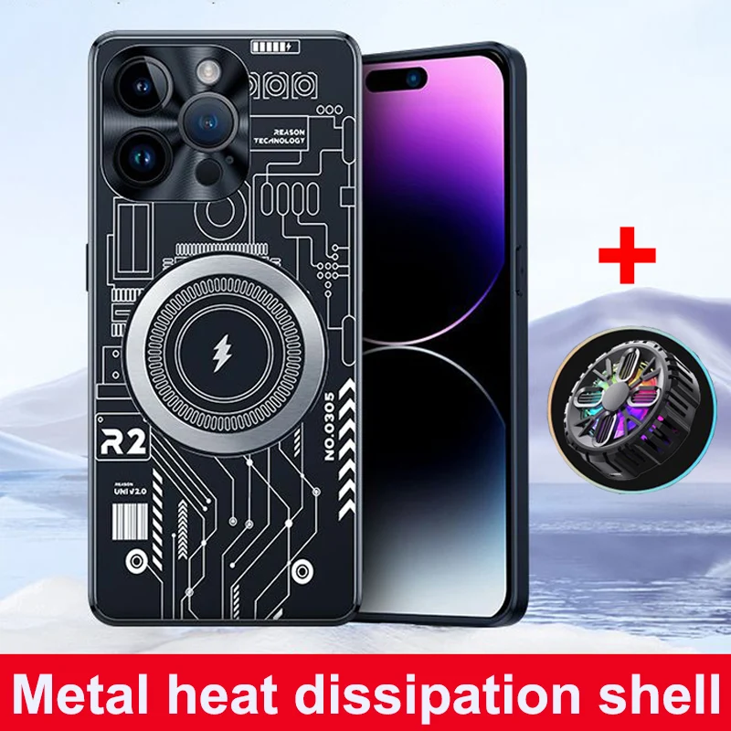 Чехол для iPhone 15 Pro Max, Защитные чехлы для iPhone 15 Plus, медный алюминиевый чехол с рассеиванием тепла для iPhone 15Pro, iPhone15 Pro Max
Чехол для iPhone 15 Pro Max, Защитные чехлы для iPhone 15 Plus, медный алюминиевый чехол с рассеиванием тепла для iPhone 15Pro, iPhone15 Pro Max