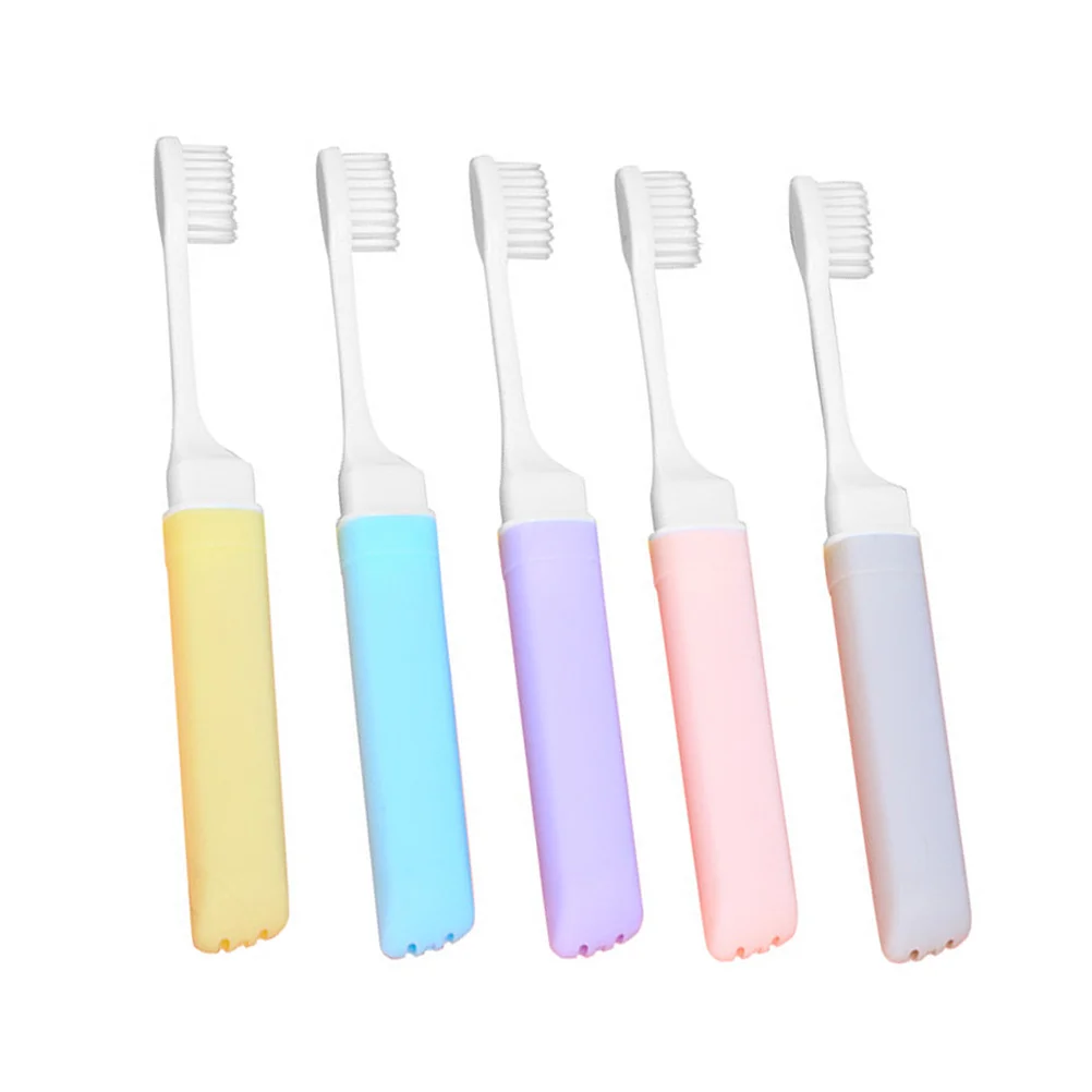 5 Pcs Folding Toothbrush Professional Daily Braces for Kids Hard Cleaning Convenient Teeth Plastic Travel Child Denture
5 Pcs Folding Toothbrush Professional Daily Braces for Kids Hard Cleaning Convenient Teeth Plastic Travel Child Denture
