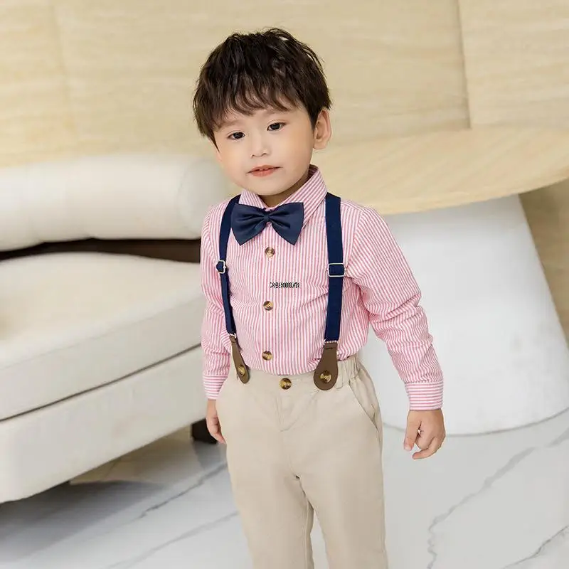 Newborn Baby Boys 1 Year Birthday Suit Children Formal Wedding Set Prince Kids Shirt Pant Bowtie Photograph Dress Gentle Costume
Newborn Baby Boys 1 Year Birthday Suit Children Formal Wedding Set Prince Kids Shirt Pant Bowtie Photograph Dress Gentle Costume