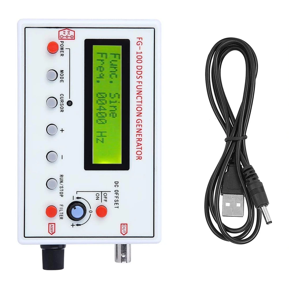 DDS Function Signal Generator Wide Frequency Range 1Hz 500KHz Precise and Stable Suitable for Oscilloscope Calibration
DDS Function Signal Generator Wide Frequency Range 1Hz 500KHz Precise and Stable Suitable for Oscilloscope Calibration