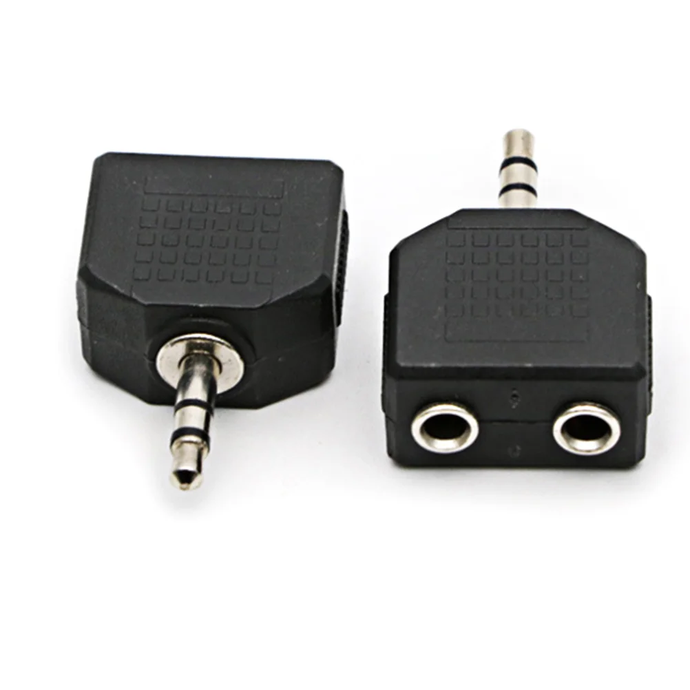 2 Pcs Professional Audio Adapter Converter Dispenser Double Mono 35mm Splitter
2 Pcs Professional Audio Adapter Converter Dispenser Double Mono 35mm Splitter
