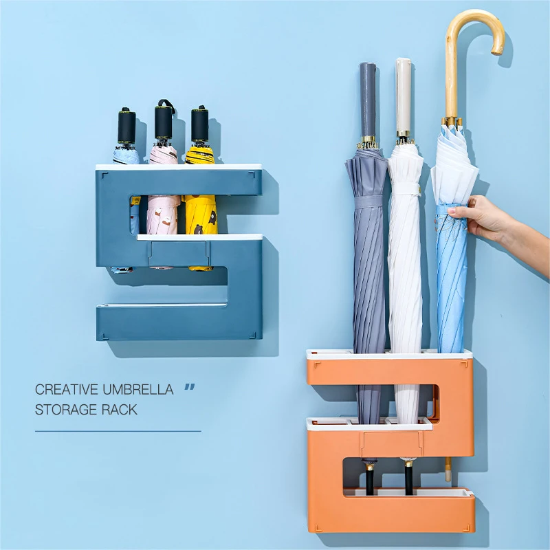 

Umbrella Stand Storage, Leak-proof, Water-proof and Tilt-proof Detachable Creative Digital Door Back Porch Storage