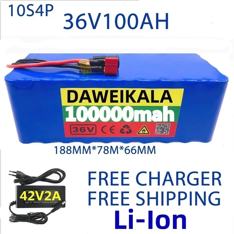 36V 10S4P 100Ah 18650 high-capacity power 42V750W 1000W lithium battery pack for ebike electric car bicycle scooter belt 30A BMS
36V 10S4P 100Ah 18650 high-capacity power 42V750W 1000W lithium battery pack for ebike electric car bicycle scooter belt 30A BMS