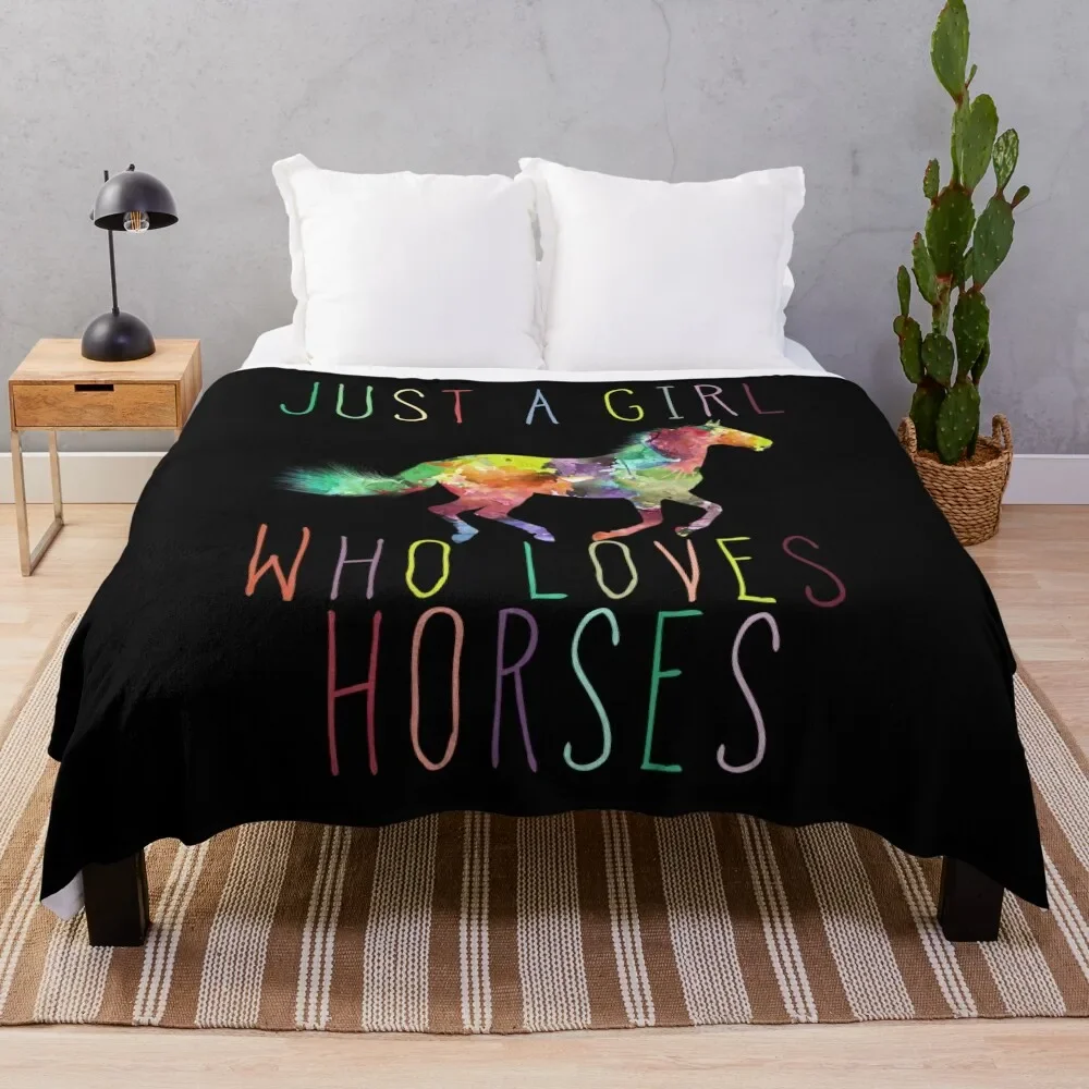 Just A Girl Who Loves Horses Throw Blanket Luxury Thicken for sofa Warm Fluffy Softs Blankets
Just A Girl Who Loves Horses Throw Blanket Luxury Thicken for sofa Warm Fluffy Softs Blankets