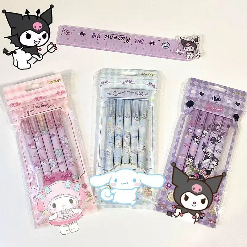 Kawaii Sanrios Anime My Melody Kuromi Cinnamoroll Student Supplies Press Gel Pen Black Signature Pen 0.5Mm Smooth Writing Office
Kawaii Sanrios Anime My Melody Kuromi Cinnamoroll Student Supplies Press Gel Pen Black Signature Pen 0.5Mm Smooth Writing Office