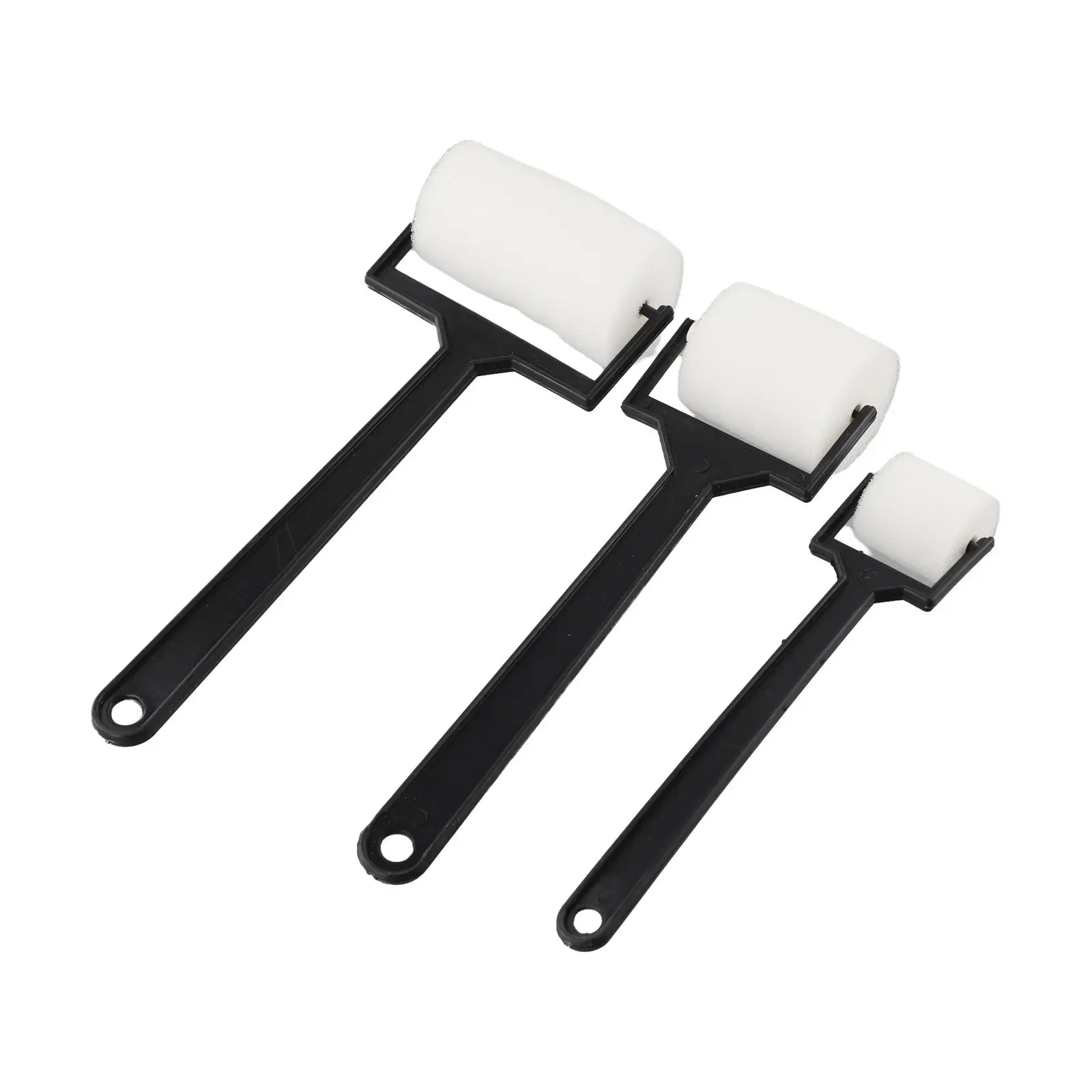 3pcs Sponge Paint Roller Brush Set For Kids, For Craft And Decorative Projects, Lightweight And Easy To Use Black Color
3pcs Sponge Paint Roller Brush Set For Kids, For Craft And Decorative Projects, Lightweight And Easy To Use Black Color