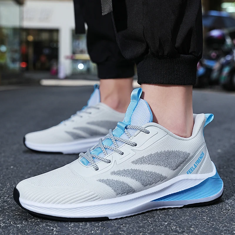 summer New tideway styleSport Men Running Shoes Breathable Athletic Tenis Sneakers Lightweight Comfortable Casual Walking Shoe
summer New tideway styleSport Men Running Shoes Breathable Athletic Tenis Sneakers Lightweight Comfortable Casual Walking Shoe