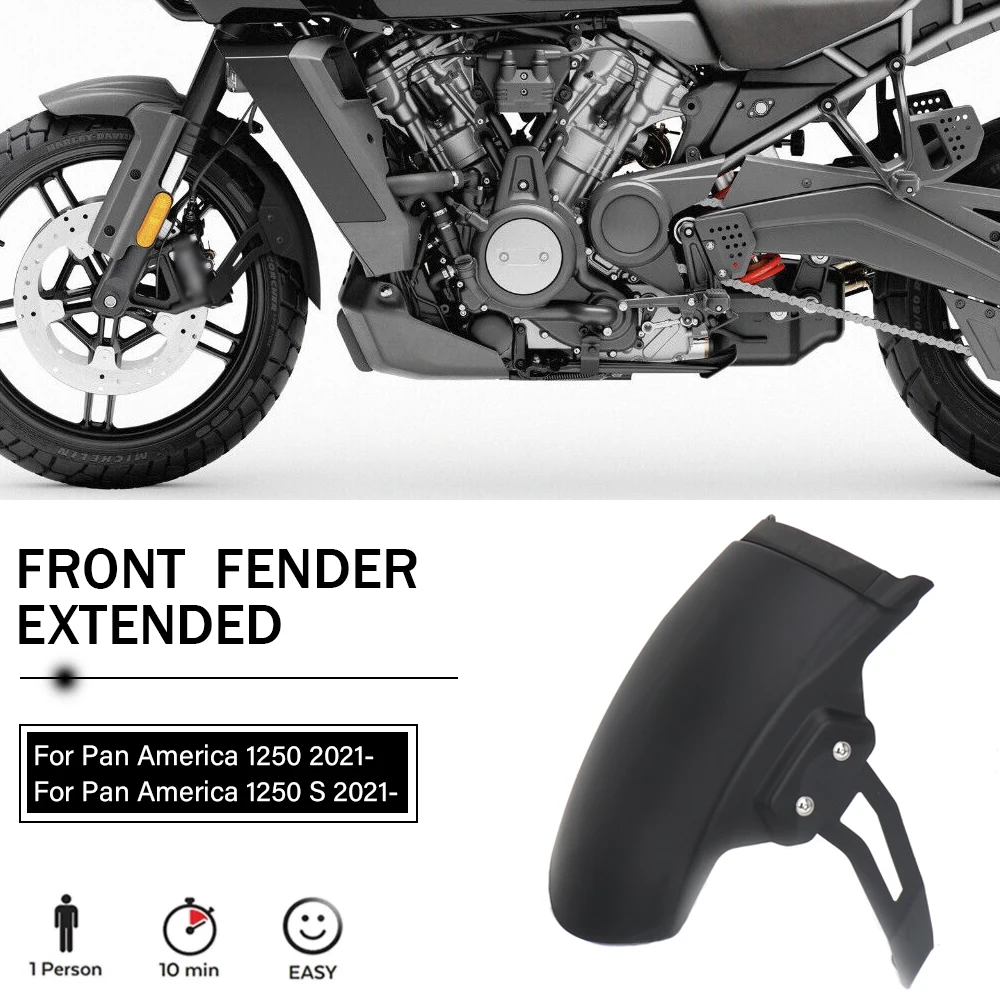 Front Fender Motorcycle Extended by 265mm Mudguard ABS Mud Guard Kit For Pan America 1250 Special PA1250 S PA1250S 2021-2024
Front Fender Motorcycle Extended by 265mm Mudguard ABS Mud Guard Kit For Pan America 1250 Special PA1250 S PA1250S 2021-2024