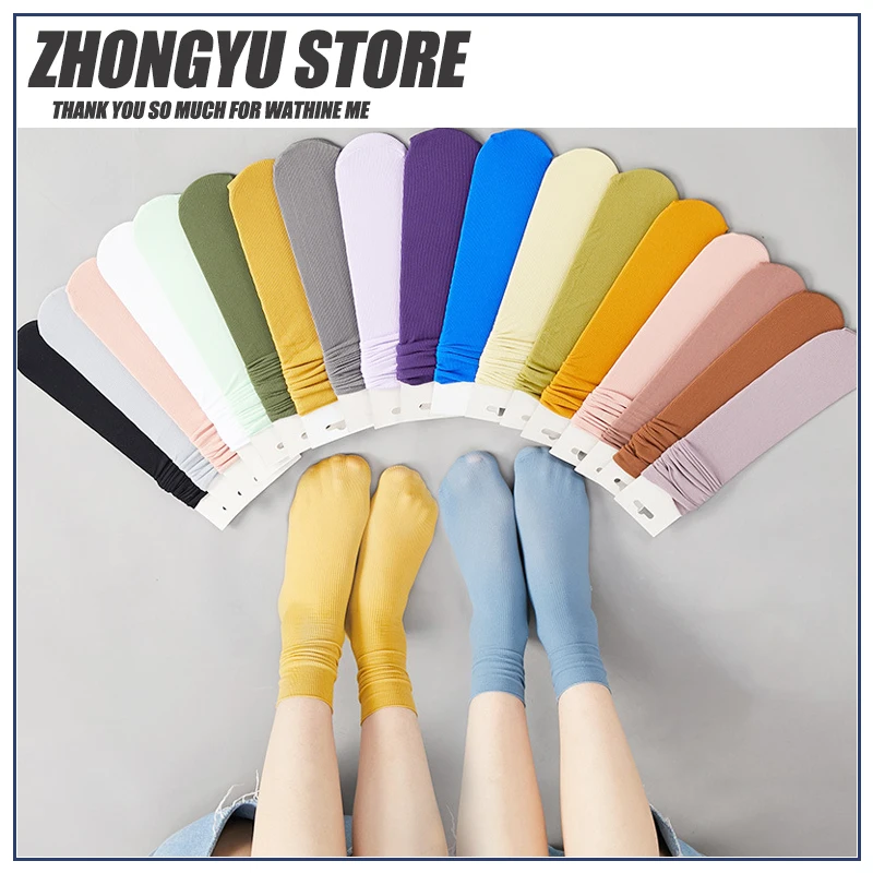 5 Pairs Thin Ice Silk Women's Long Tube Socks Summer Cool Soft Breathable Black and White Ice Ice Socks Pile Pile Ladies Socks
5 Pairs Thin Ice Silk Women's Long Tube Socks Summer Cool Soft Breathable Black and White Ice Ice Socks Pile Pile Ladies Socks