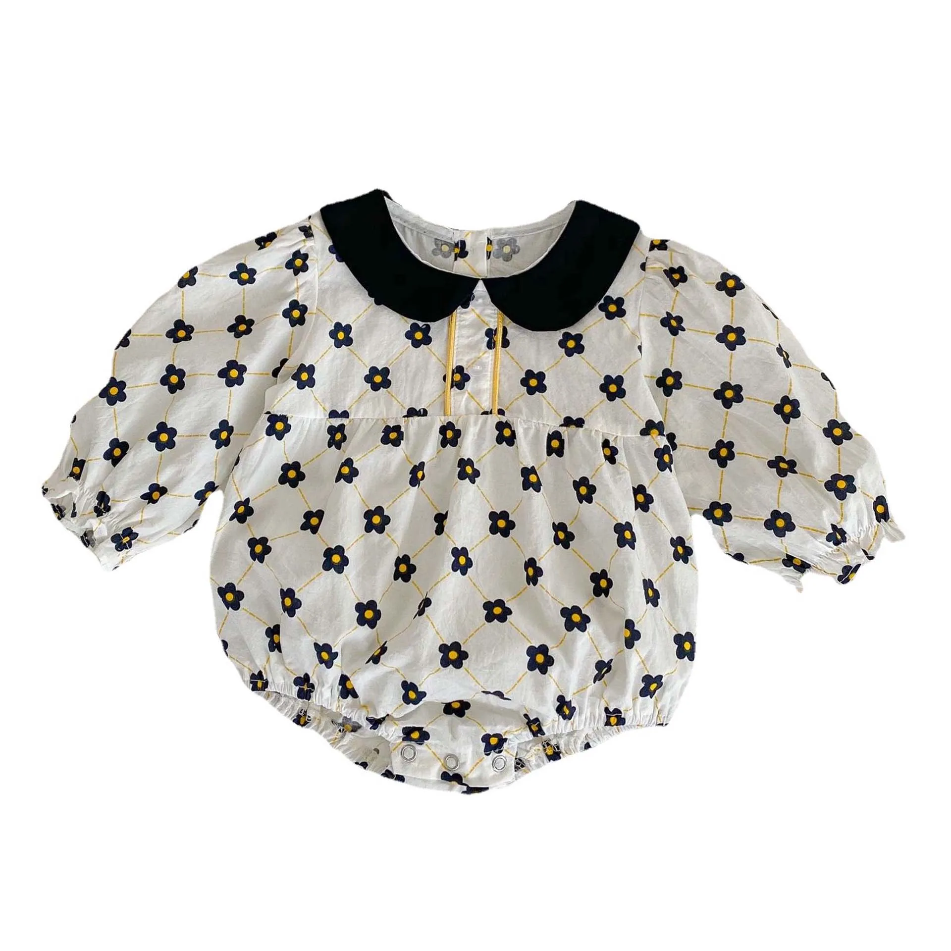 Fall Korean Baby Jumpsuit Sweet Flower Princess Girls Romper Cotton Long Sleeve Toddler Outfit Baby Girl Clothes Infant Clothing
Fall Korean Baby Jumpsuit Sweet Flower Princess Girls Romper Cotton Long Sleeve Toddler Outfit Baby Girl Clothes Infant Clothing
