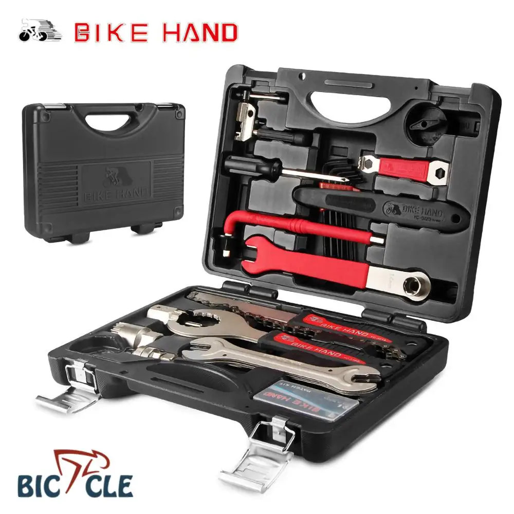 Набор инструментов BIKEHAND 18 в 1 для профессионального обслуживания и ремонта горных и дорожных велосипедов
Набор инструментов BIKEHAND 18 в 1 для профессионального обслуживания и ремонта горных и дорожных велосипедов