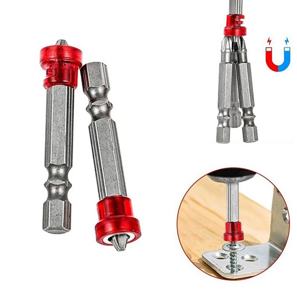 2pcs 50mm Magnetic Screwdriver Bit Single Head 1/4 Hex Shank Screwdriver Holder Ring For House Working Electric Screwdriver Kit
2pcs 50mm Magnetic Screwdriver Bit Single Head 1/4 Hex Shank Screwdriver Holder Ring For House Working Electric Screwdriver Kit