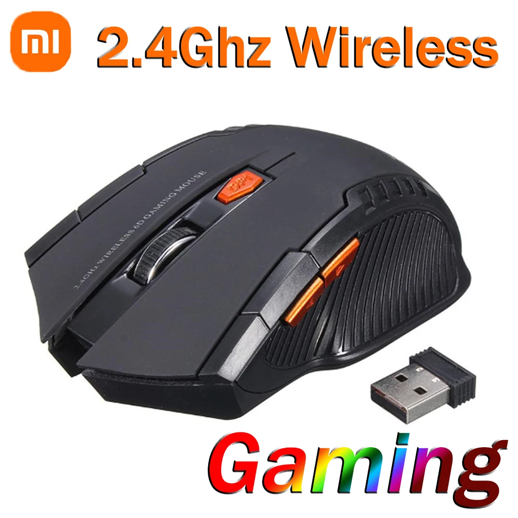 

Xiaomi 2000DPI 2.4GHz Wireless Optical Mouse Gamer for PC Gaming Laptops Opto-electronic Game Wireless Mice with USB Receiver