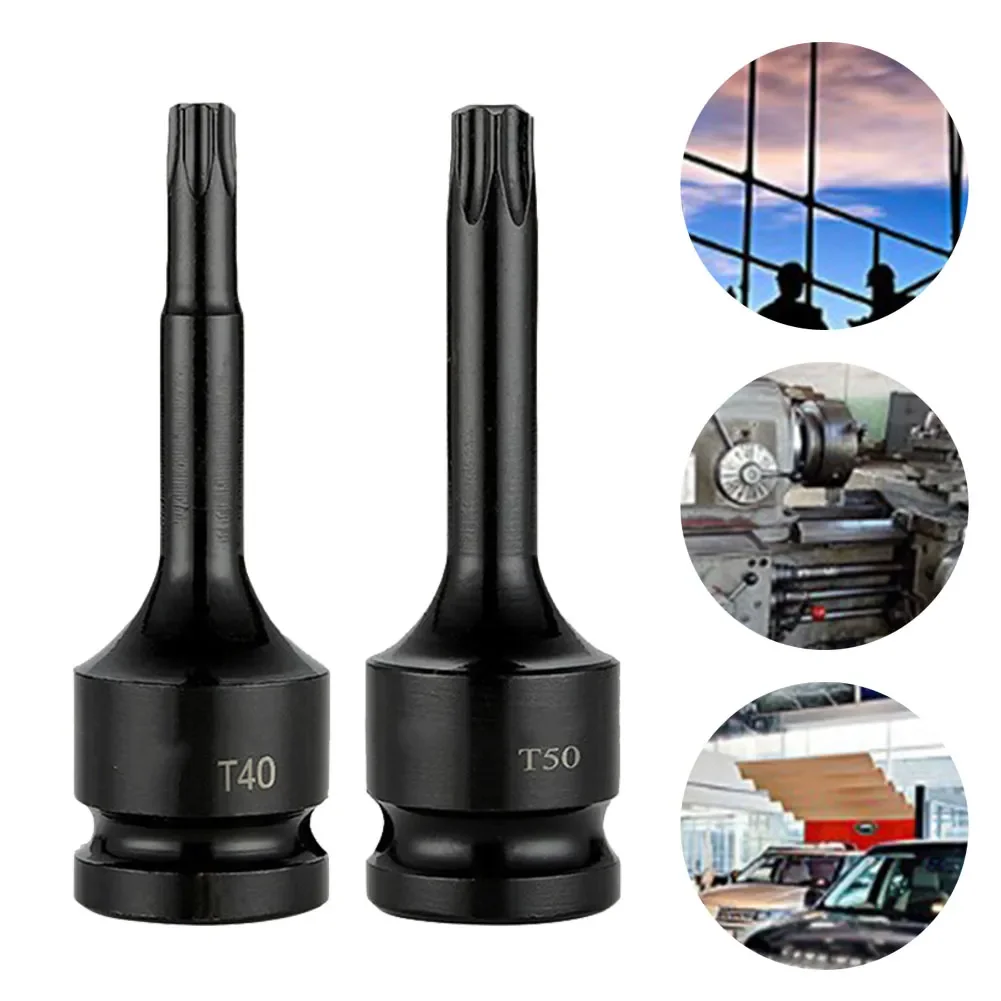 2pcs 1/2'' Square Impact Torx Socket Screwdriver Bit Wrench Pneumatic Adapter For Impact Wrench Socket Adapter Hand Tool T40 T50
2pcs 1/2'' Square Impact Torx Socket Screwdriver Bit Wrench Pneumatic Adapter For Impact Wrench Socket Adapter Hand Tool T40 T50