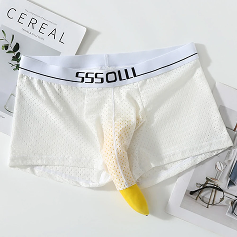 Men Breathable Mesh Boxers Shorts Elephant Nose Pouch Underwear Trunks JJ Sleeve Lingerie Stretch Loose Cool Boxer Panties
Men Breathable Mesh Boxers Shorts Elephant Nose Pouch Underwear Trunks JJ Sleeve Lingerie Stretch Loose Cool Boxer Panties