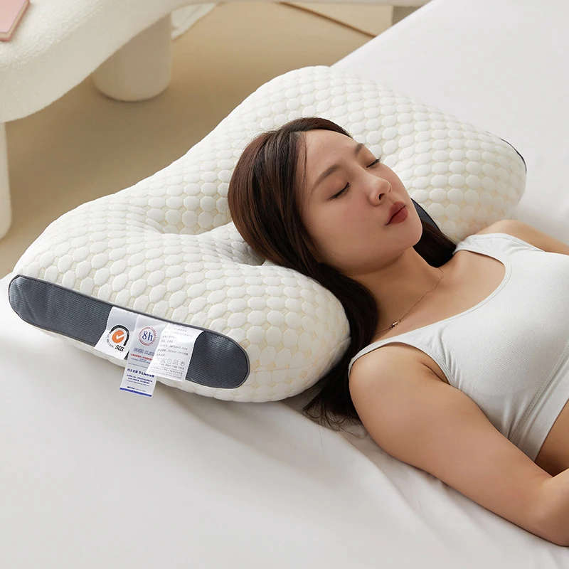 

Cervical Orthopedic Neck Pillow To Help Sleep And Protect The Pillow Neck Household Soybean Fiber Massage Pillow Core