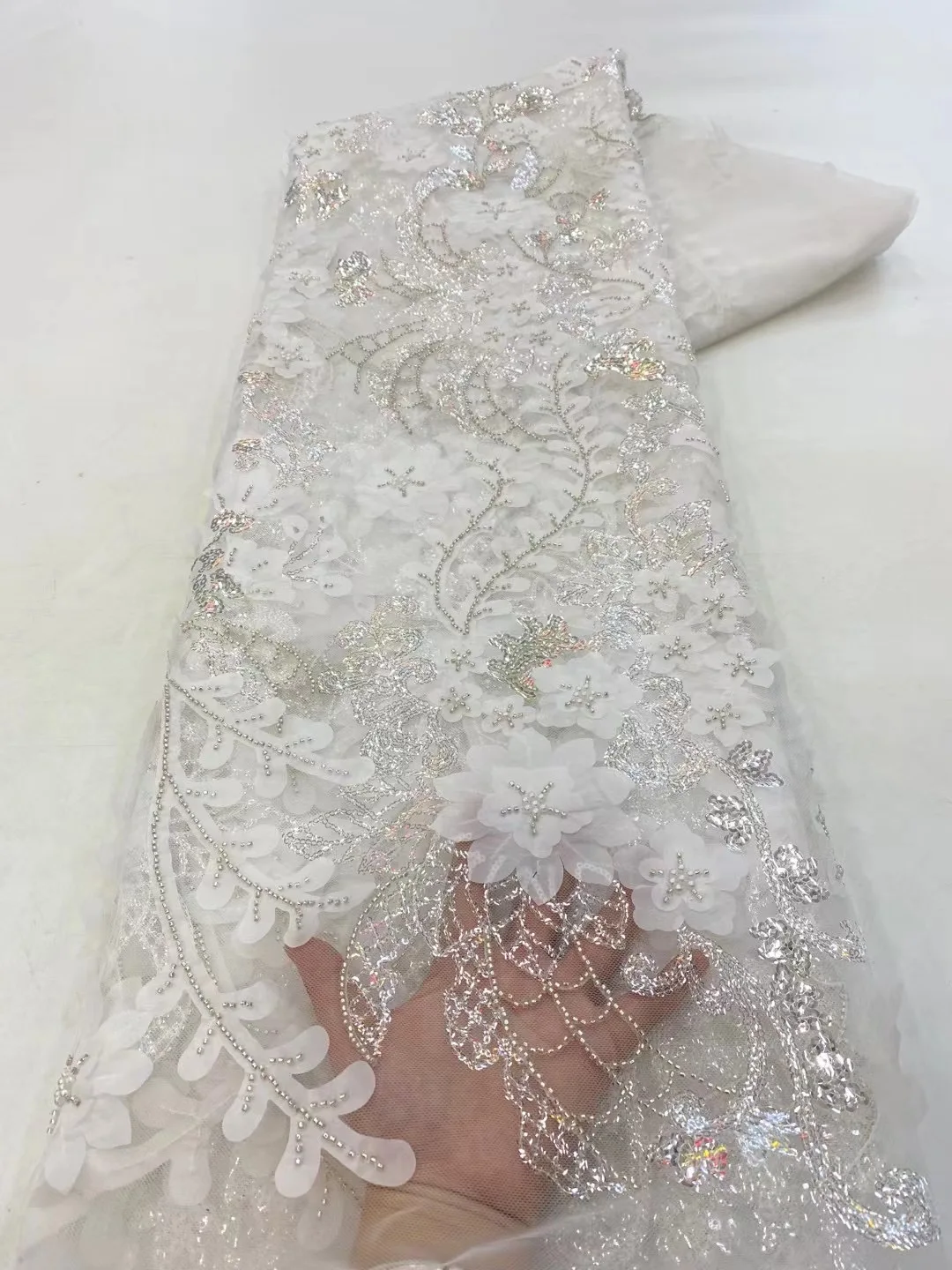 Luxury Gold African Heavy Hand Sequins Beaded 3D Flower Lace Fabric 2023 High Quality for Wedding Party Evening Dress XZ55291
Luxury Gold African Heavy Hand Sequins Beaded 3D Flower Lace Fabric 2023 High Quality for Wedding Party Evening Dress XZ55291