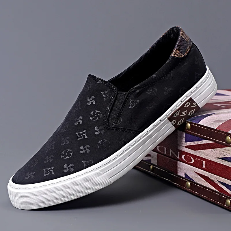 Мужские парусиновые туфли с принтом из ледяного шелка, новинка 2023, модная дышащая стандартная трендовая универсальная одноэтапная мужская обувь
Мужские парусиновые туфли с принтом из ледяного шелка, новинка 2023, модная дышащая стандартная трендовая универсальная одноэтапная мужская обувь