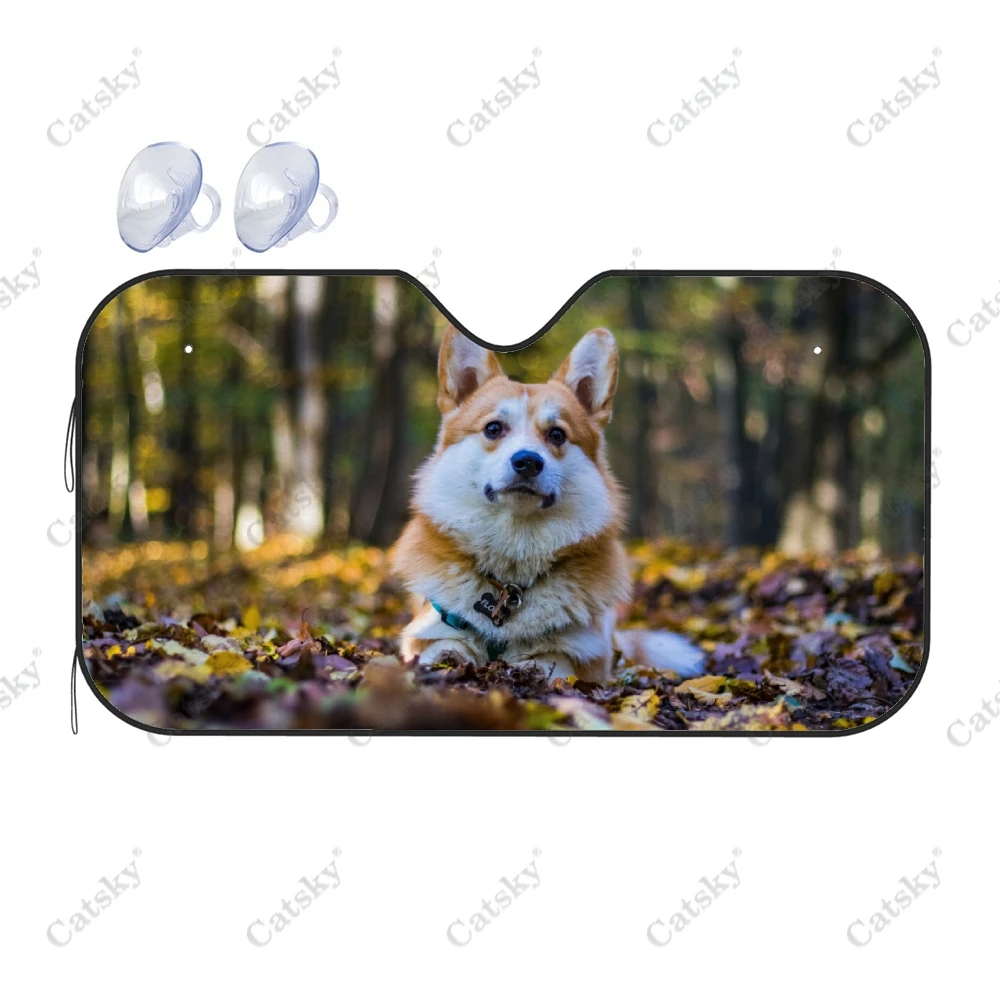 corgi dog Car sun visor anti-ultraviolet sun protection car accessories printing foldable pattern sun shade
corgi dog Car sun visor anti-ultraviolet sun protection car accessories printing foldable pattern sun shade