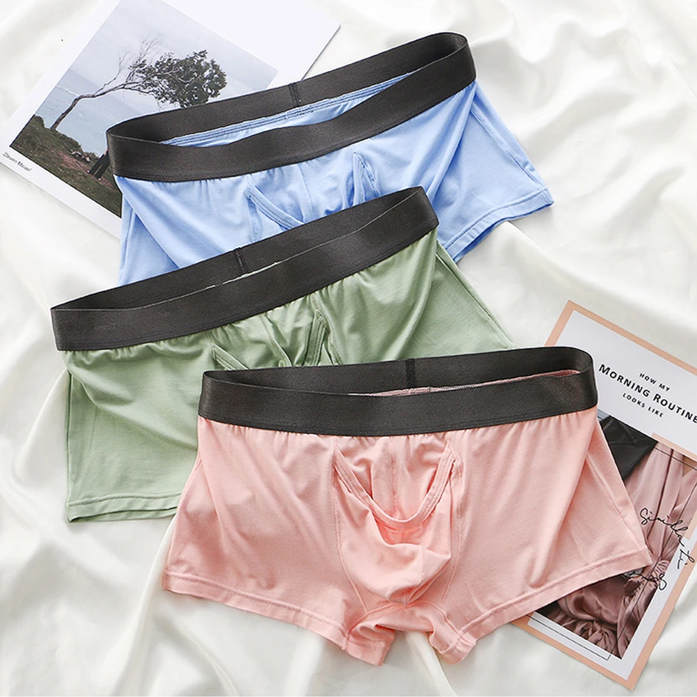Mens Smooth Boxer Briefs Seamless Shorts Panties Separation Physiological Underwear Bulge Pouch Underpants Hot Male Lingerie
Mens Smooth Boxer Briefs Seamless Shorts Panties Separation Physiological Underwear Bulge Pouch Underpants Hot Male Lingerie