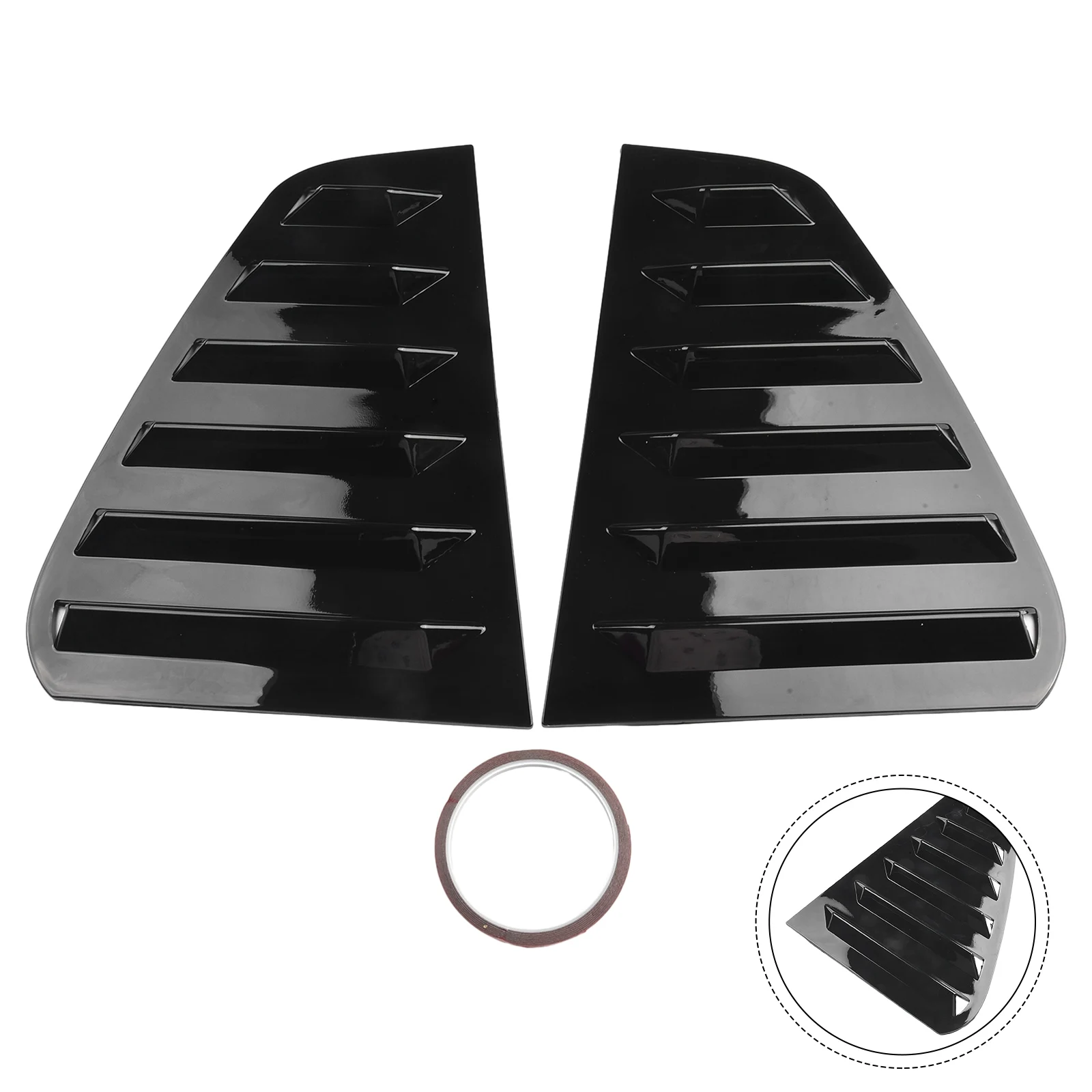 Shutter Trim Cover Shutter Louver Cover Triangle Shutter Decoration Car Rear Glass Shutter Louver Gloss Black Car Brand New
Shutter Trim Cover Shutter Louver Cover Triangle Shutter Decoration Car Rear Glass Shutter Louver Gloss Black Car Brand New