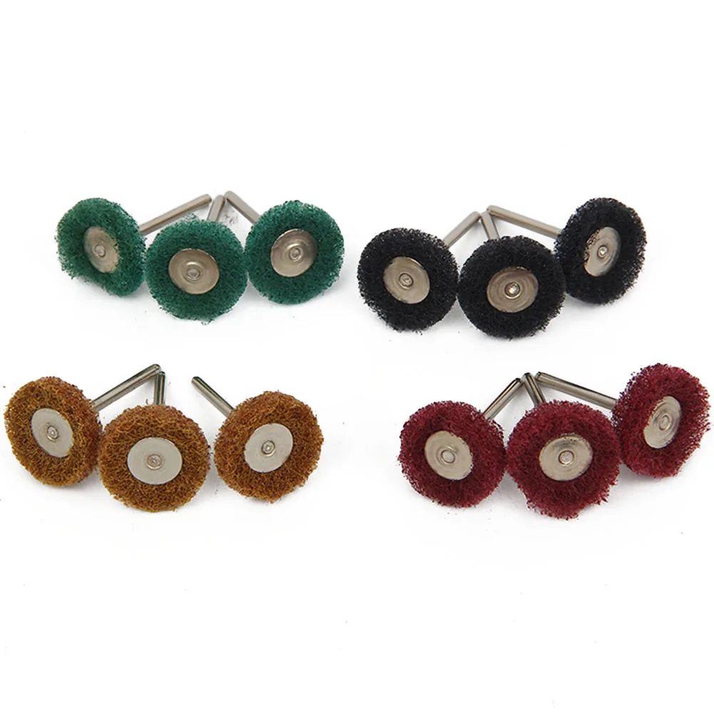 12pcs Scouring Pad For Mini Drill Abrasive Brush 35mm Shank Buffing Wheel Nylon Fiber Grinding Sanding Head Polishing Tools
12pcs Scouring Pad For Mini Drill Abrasive Brush 35mm Shank Buffing Wheel Nylon Fiber Grinding Sanding Head Polishing Tools