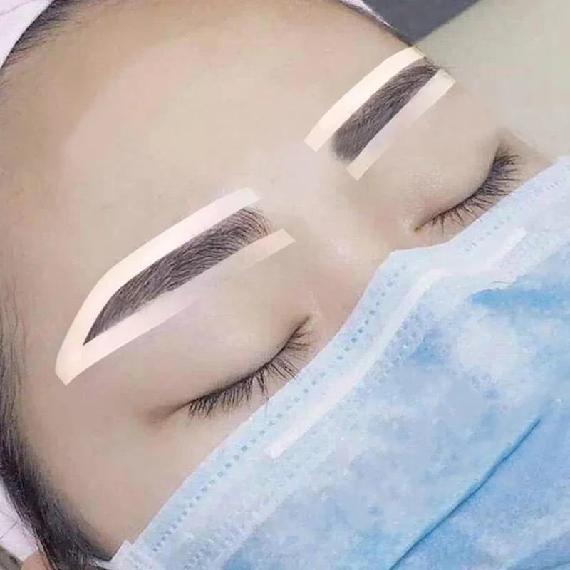 

5 Pairs Disposable Microblading Eyebrow Shaping Stencil Sticker Brow Drawing Guide Auxiliary Template Makeup Tool Accessories