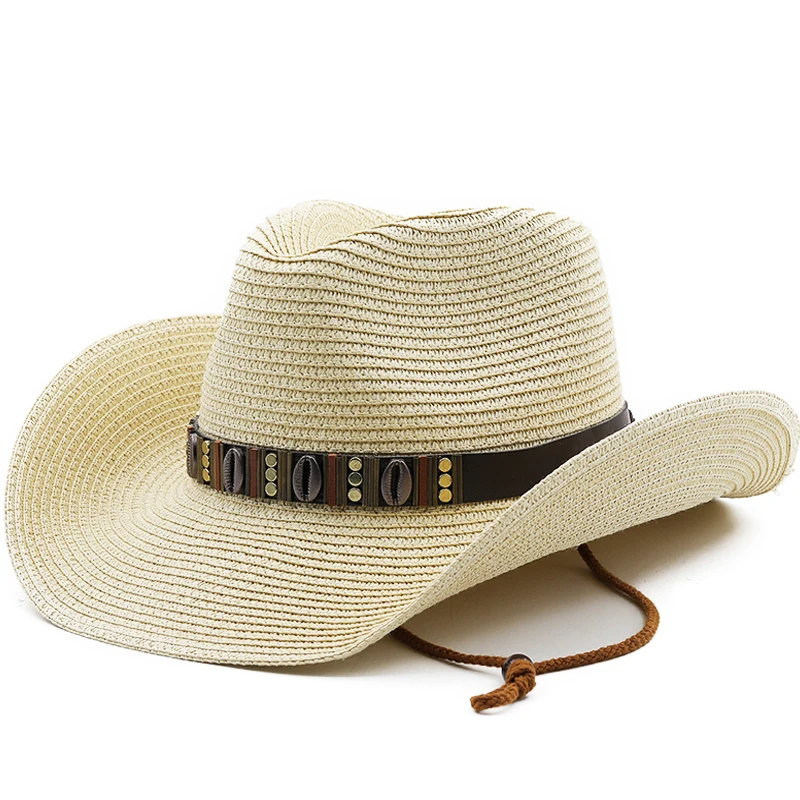 

Classic Women Men Summer Toquilla Straw Sun Hat For Elegant Lady Wide Brim Homburg Fedora Sunbonnet Beach Sunhat Panama Cap