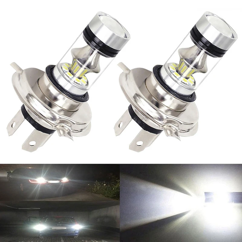 2x Car LED H4 100W Super Bright Fog Light Driving Lights Lamp White Bulbs 20 SMDs Car Headlight DC 12V
2x Car LED H4 100W Super Bright Fog Light Driving Lights Lamp White Bulbs 20 SMDs Car Headlight DC 12V