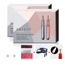 USB Electric Nail Drill Portable and Powerful Mini Nail Polish Sander Manicure and Pedicure Tool Kit Wholesale
USB Electric Nail Drill Portable and Powerful Mini Nail Polish Sander Manicure and Pedicure Tool Kit Wholesale