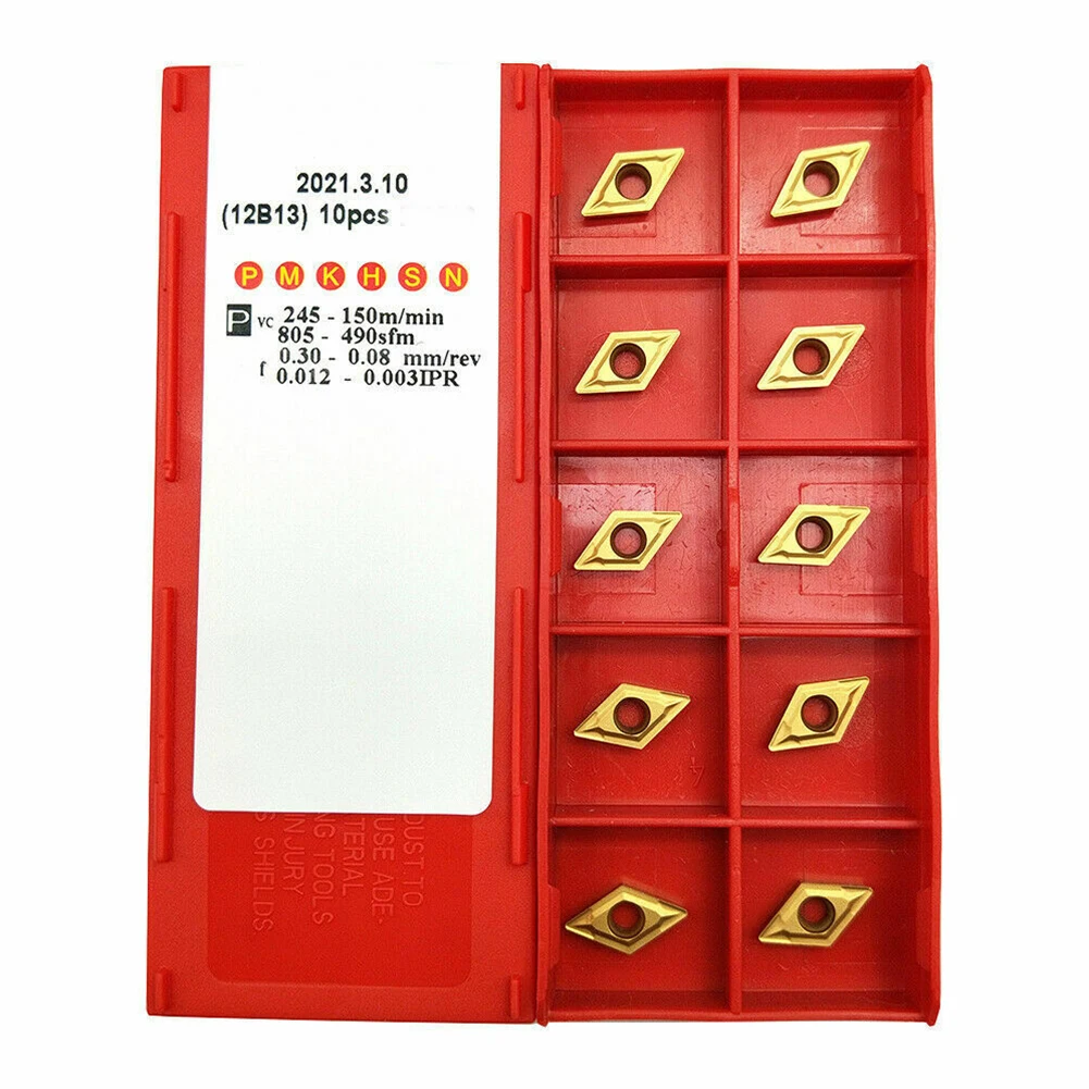 10 PCS DCMT070204 Turning Inserts Carbide BP010 DCMT21.51 Carbide Insert DCMT070204 Insert For SDJCR/L Holder For SDJCR/L Holder
10 PCS DCMT070204 Turning Inserts Carbide BP010 DCMT21.51 Carbide Insert DCMT070204 Insert For SDJCR/L Holder For SDJCR/L Holder