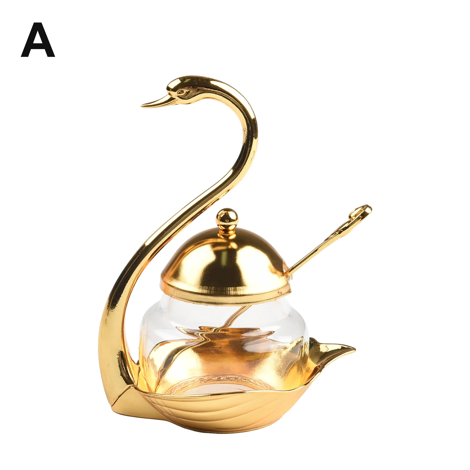 Corrosion Resistant Swan Condiment Pot Spice Glass Jar with Serving Spoon Elegant and Functional Seasoning Container
Corrosion Resistant Swan Condiment Pot Spice Glass Jar with Serving Spoon Elegant and Functional Seasoning Container